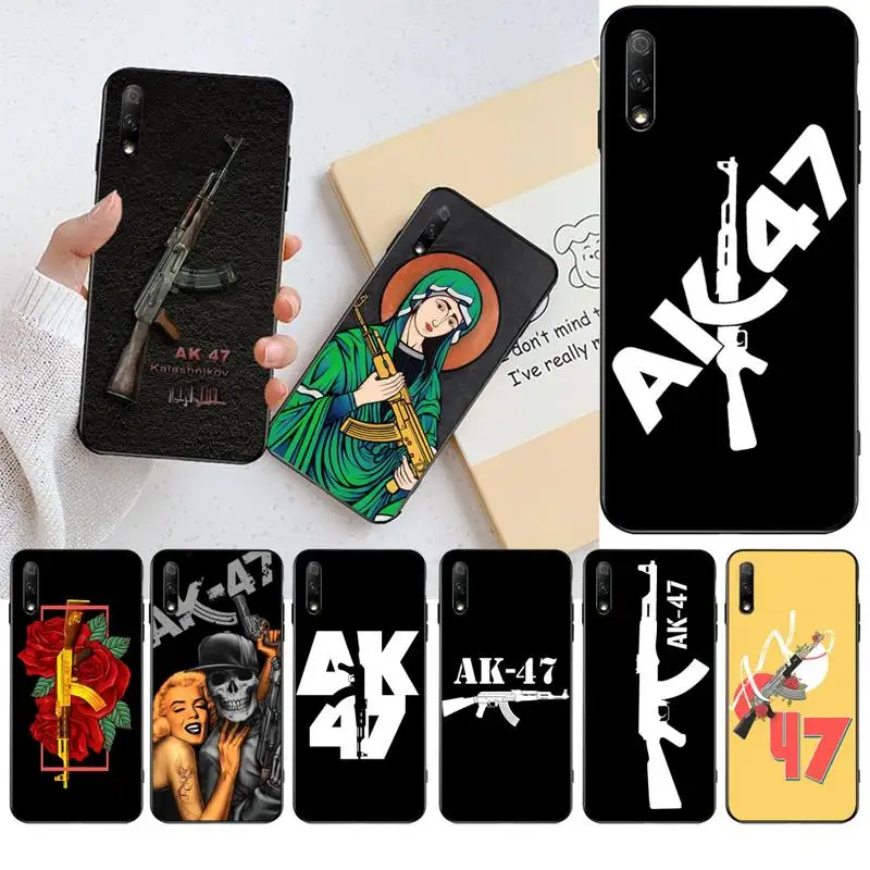 AK47 Gun Art Phone Case For Huawei Nova 6se 7 7pro 7se honor 7A 8A 7C Prime2019 | Мобильные телефоны и аксессуары
