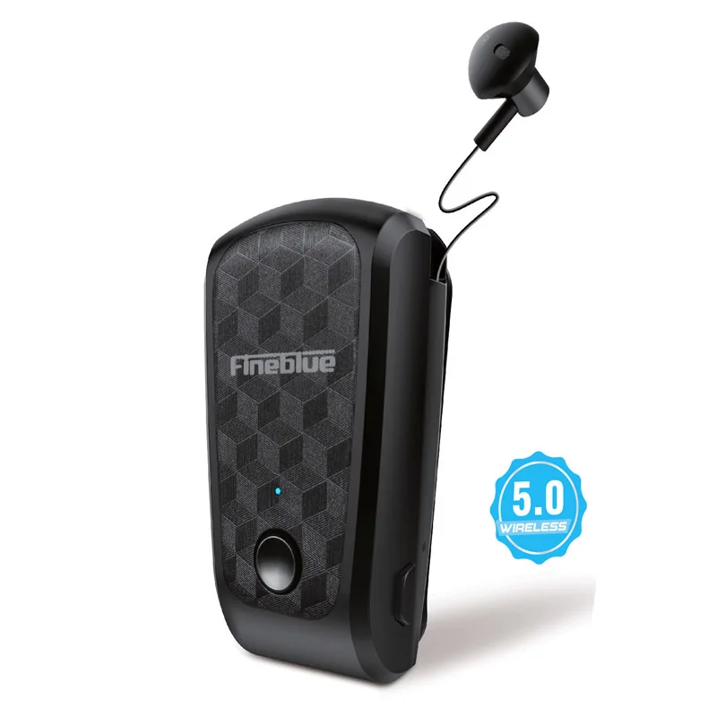 

FineBlue FQ-10 Pro Wireless Bluetooth Collar Clip Stereo Earphone Bluetooth V5.0+EDR Headset for SamSung HuaWei Xiaomi 10 hours