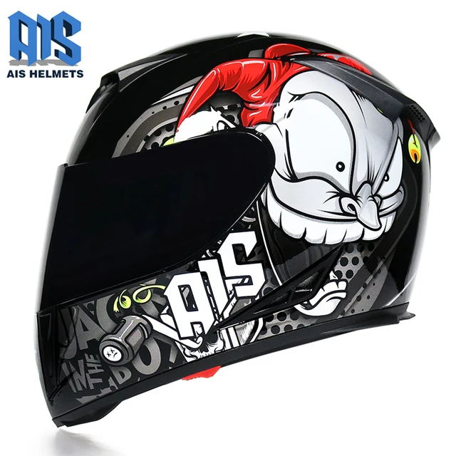 AIS Motorcycle Helmet cool Modular Moto 