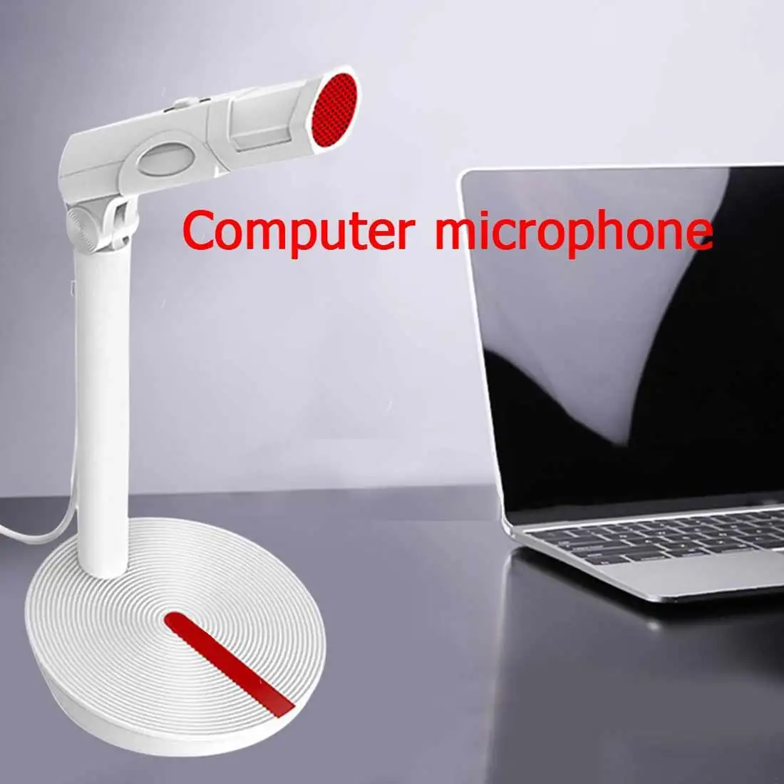 Настольный микрофон 3,5 мм проводной USB конденсаторный микрофон для караоке/домашнего компьютера/студии