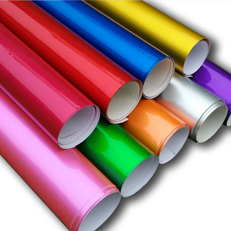 Various Colors Glossy Candy Vinyl Wrap Ultra Gloss Metallic Car Wrapping Film Foil Car Sticker