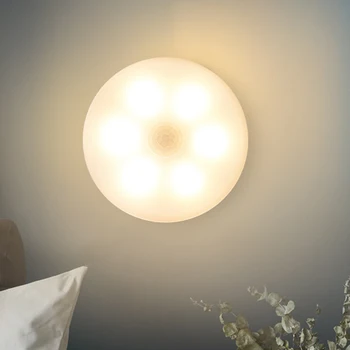 

Motion Sensor Light Cordless Battery-Powered LED Night Light Stick-Anywhere Closet Lights Stair Lights 66CY