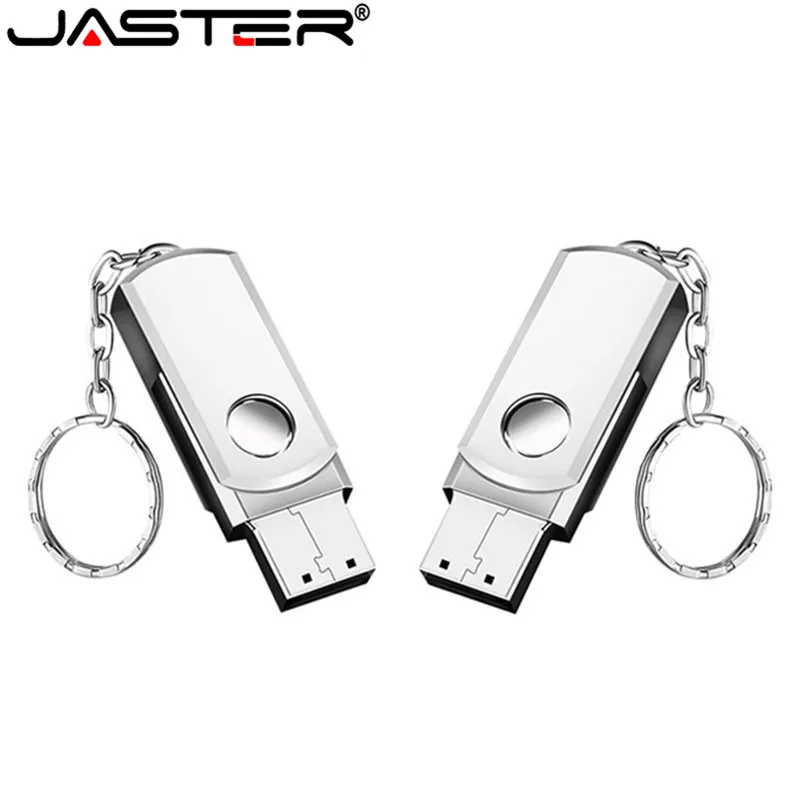 Металлический брелок USB флеш накопитель JASTER вертлюжный флешка 4 ГБ 8 16 32 64 u диск