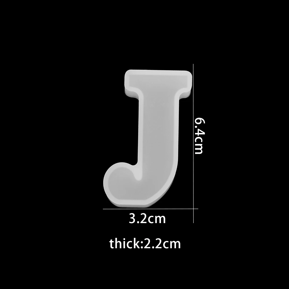 Stampo In Silicone Per Resina - Alfabeto Dalla A Alla Z, Lettere 3D Per Decorazioni E Compleanni - Foto 4