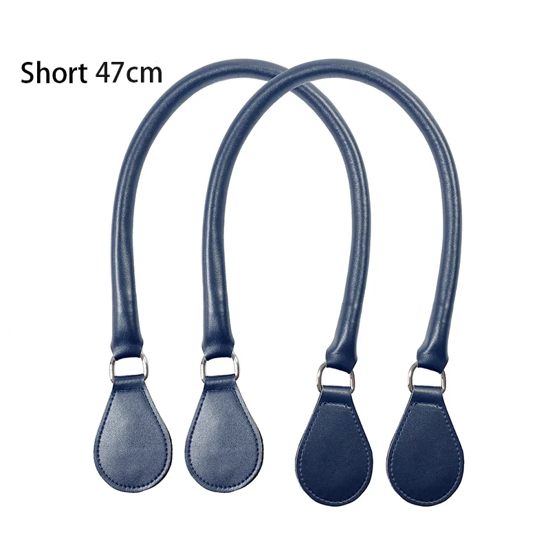 Short Long PU Round Belt Handle with D Buckle Drops handle straps for Classic Mini O Bag Obag silicon Accessories shoulder bag 