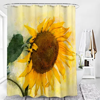 

2020 Bathroom Partition Curtain Shower Polyester