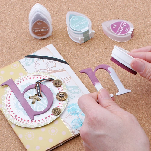 Clear Stamps Clear Rubber Stamps Pigment Inkpad Japanese TSUKINEKO Stamp Pad VersaMagic Dew Drop Water-based pad ink pad Multi-surface Chalk Ink clear stamps for scrapbooking