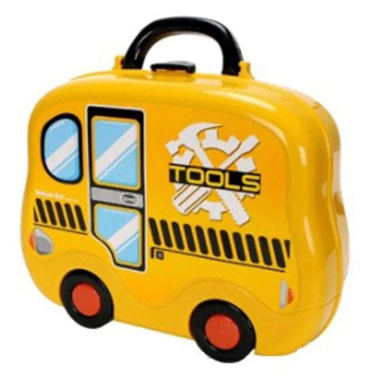Развивающие чемодан подарки Красочные притворяться игрушки комплект обучения Tool Box Дети дошкольного воображение Пластик Engineering