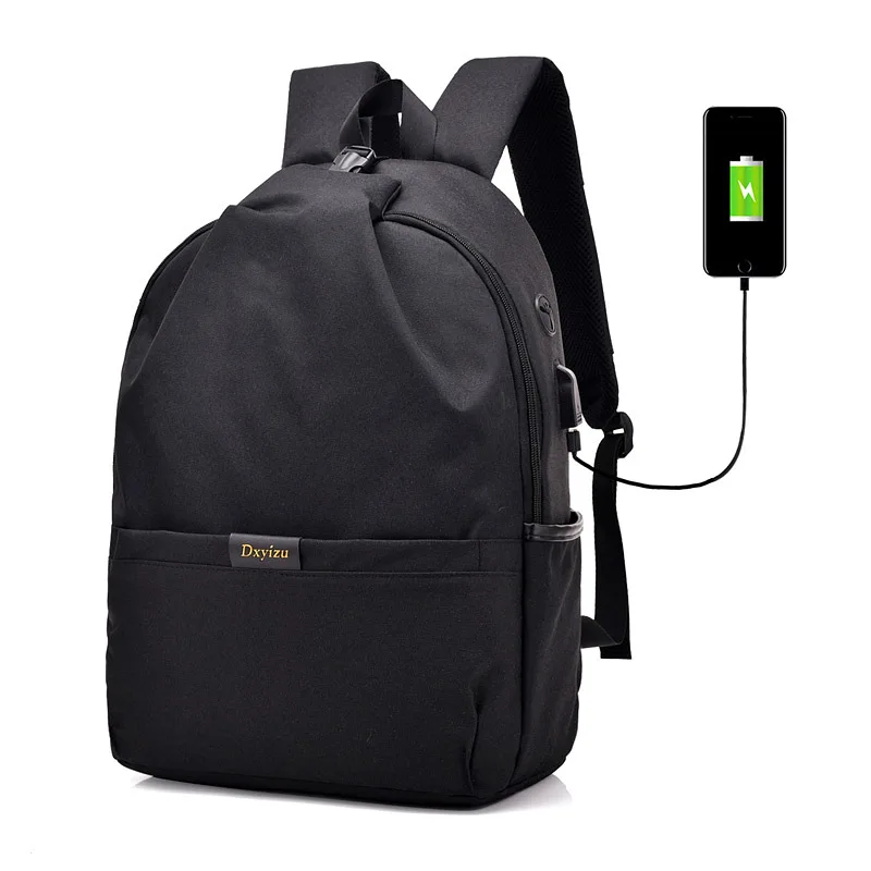 

Anti-theft Backpack Men Laptop Backpack Large Capacity USB Charge College Student Bookbag Waterproof Nylon Travel Backpack Women