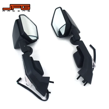

Motorcycle LED Turn Signal Rear View Rearview Side Mirrors For KAWASAKI Ninja ZX10R 2008 2009 2010 2011 ZX6R 2005 2006 2007 2008