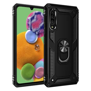 

50pcs/lot For Samsung Galaxy A10S A20S Magnetic Car Holder Case Anti-Shock Military Hard Cover For Galaxy A90 A908 5G Version