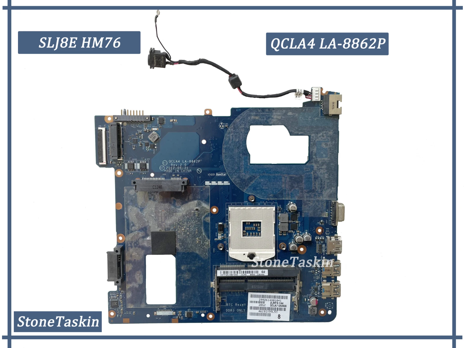 Материнская плата для ноутбука samsung NP350V5C NP350 QCLA4 BA59-03539A REV 2 0 SLJ8E HM76 DDR3 100% |