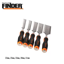 5 шт. 22-51 мм набор стамесок по дереву CR-V резьба по дереву инструменты долото Столярный инструмент TPR ручка профессиональный нож для резьбы по дереву