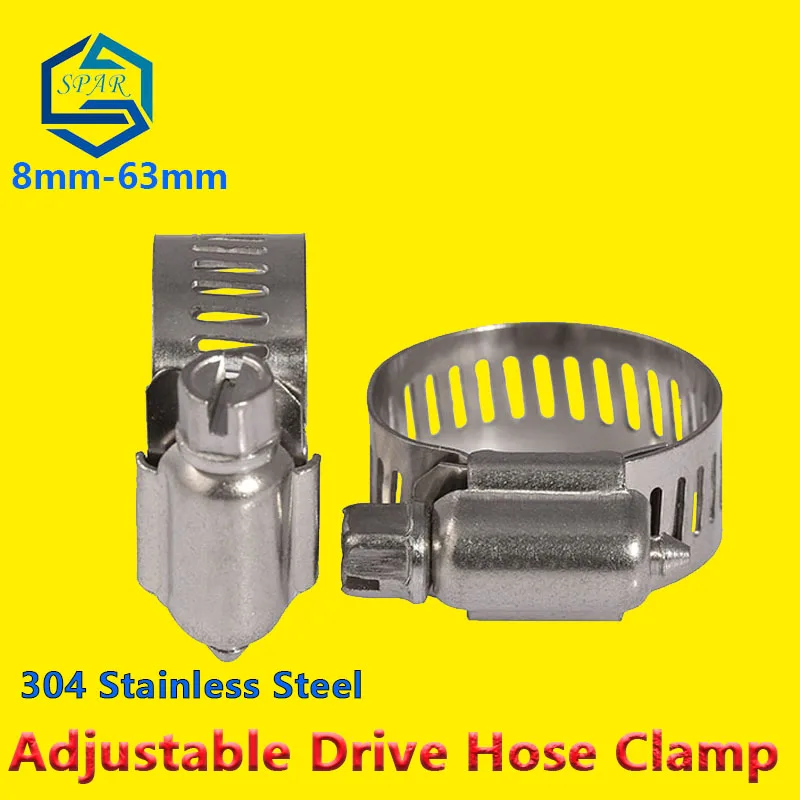 AdjustableDriveHoseClampFuelLineClipHoopHoseClampsRingsfor