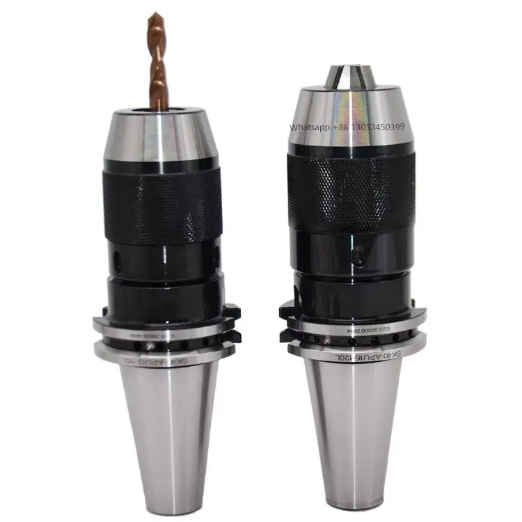 

CNC milling tool accessories DIN69871A SK40-APU16-120 keyless drill chuck