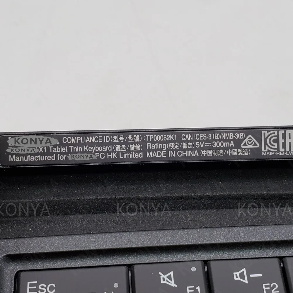 Новая Оригинальная клавиатура TP00082K1 01HX781 для планшета lenovo ThinkPad X1(японская