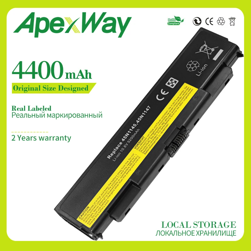 Apexway 10,8 V аккумулятор ноутбука T440P для lenovo ThinkPad L440 L540 T440pT540p W540 45N1148 45N1149 45N1150T 45N1144 45N1145