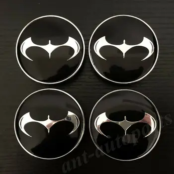 

4pcs 60mm Batman Dark Knight Mask Car Wheel Center Hub Cap Badge Emblem Sticker