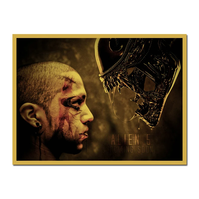 Alien Hot Movie винтажный Печатный художественный Шелковый плакат холст печать для