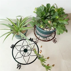 Support de balcon Simple en fer forgé, support de sol d'intérieur pour salon, Type de fleur en diamant, support pour plantes 