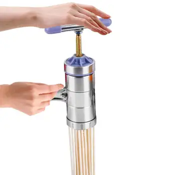 

Manual Noodle Maker Stainless Steel Press Pasta Machine Crank Cutter Fruits Juicer Cookware Making Spaghetti Kitchen Tools