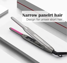 Professional Flat Iron for Short Hair 2 in 1 LED Hair Straightener Ceramic Beard Hair Straightener Curling Iron hair curler Professional Flat Iron for Short Hair 2 in 1 LED Hair Straightener Ceramic Beard Hair Straightener Curling Iron hair curler