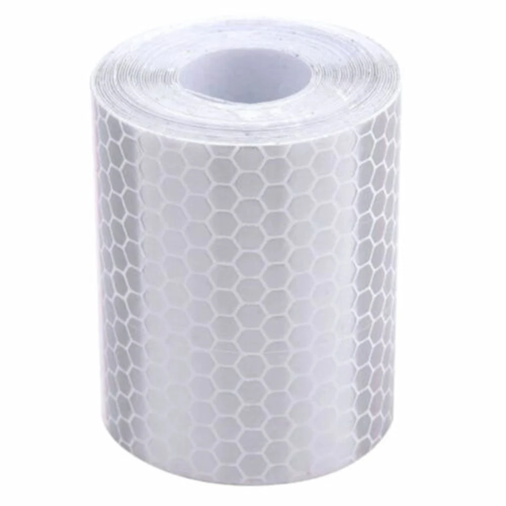 4 Color Reflective Self-adhesive Safety Warning Tape Roll Film Sticker Car Truck