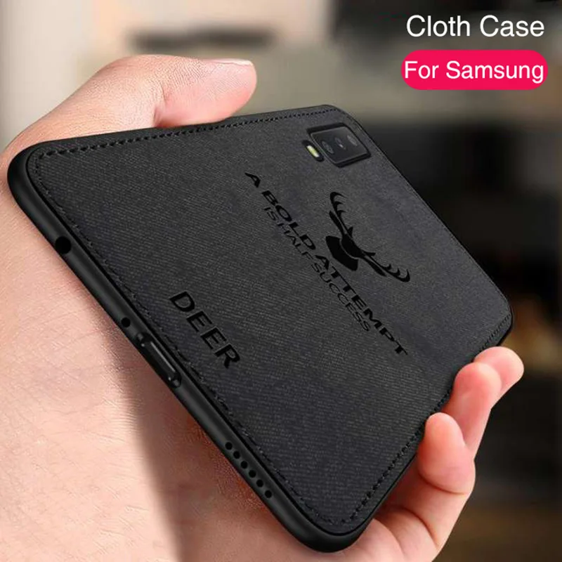 

For Samsung Galaxy Note 10 Case Fabric Matte Skin Hard Back Cover for Samsung Note 10 S10 5G Plus S10e Animal Design Phone Cases