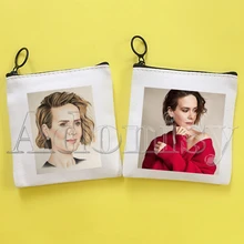

Sarah Paulson Simple Canvas Coin Purse Cute Cartoon Key Case Bag Lady Bag Coin Storage Bag