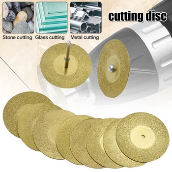 

10Pcs/set 16-60mm Diamond Grinding Wheel Circular Cutting Grinding Disc Diamond Discs for Drill Fit Rotating Tool HUG-De