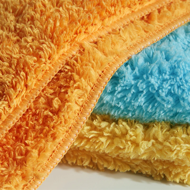 4PCS Fluffy Kitchen Rags Duster Cleaning Cloth Absorbent Dish Towels For Bathroom Cleaning Tools Shaggy Plush Swedish Dishcloth kitchen towel,cleaning cloth,dish cleaning cloth,dish cloth,towel cleaning cloth,microfiber dish cloth