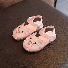 Г. Обувь для маленьких девочек сандалии для девочек от 12 до 36 месяцев модные летние сандалии для девочек с героями мультфильмов детская обувь из искусственной кожи