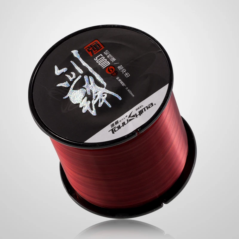 Handing 500m Fluorocarbon Coating Nylon Fishing Line Super Strong Monofilament Carp Fishing Line