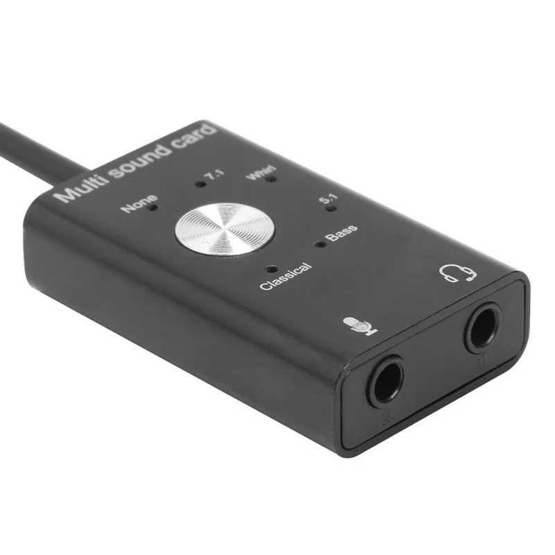 External USB Sound Card USB2 0 Type C To 3 5mm Headphone Jack Microphone Audio Adapter For Windows Mac Linux Android