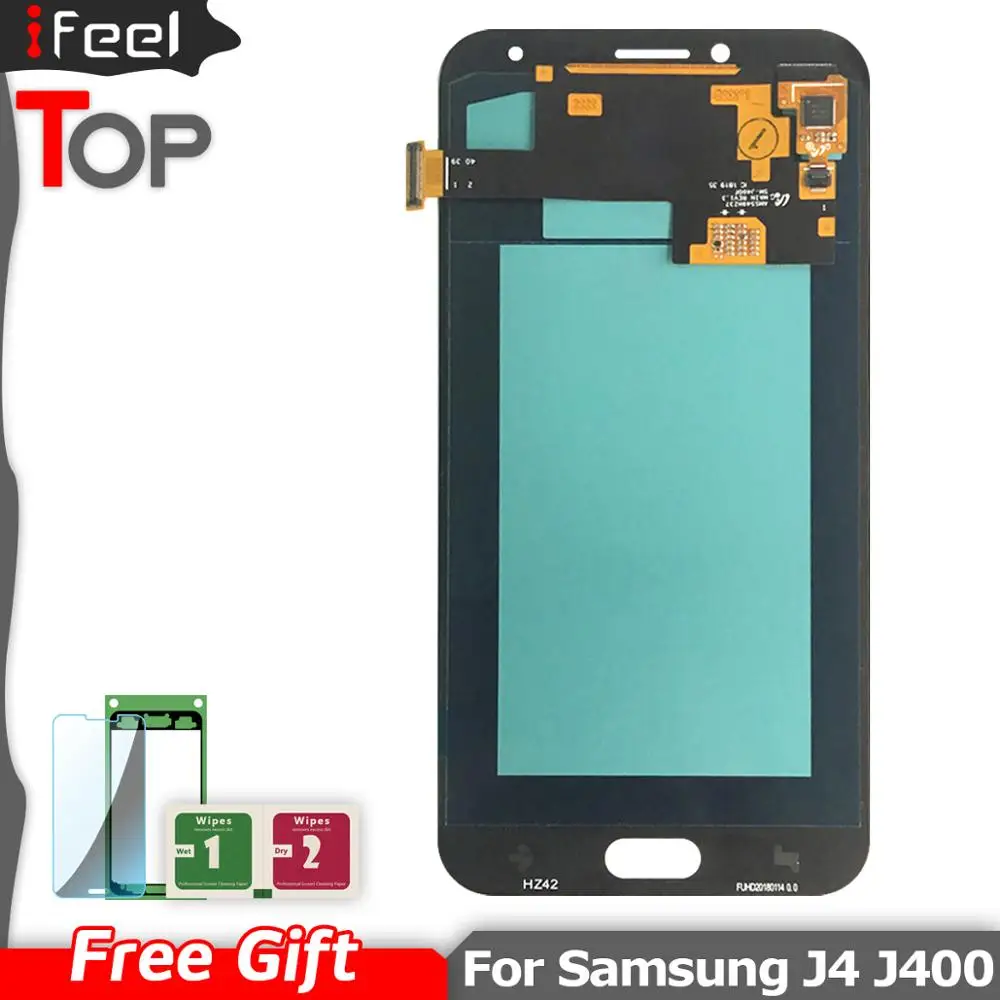 5.5&quot Super AMOLED LCD For Samsung Galaxy J4 J400 Sm-j400F/DS Display Monitor + Touch Screen Digitizer Sensor Glass Assembly | Мобильные