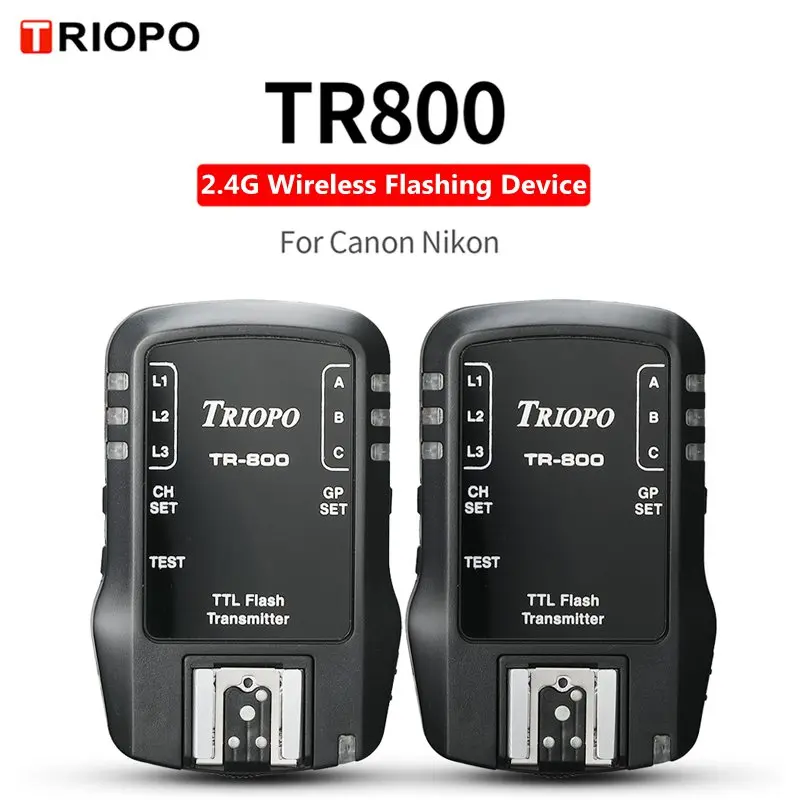 TRIOPO TR800 TR 800 приемник и передатчик 2 4G Беспроводная мигающая устройство для