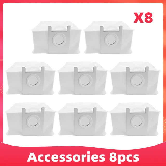 Replacement For Xiaomi Roidmi Eve Plus SDJ01RM Main Side Brush Hepa Filter Mop Dust Bag Vacuum Cleaner Spare Parts Accessories 8 Dust Bag