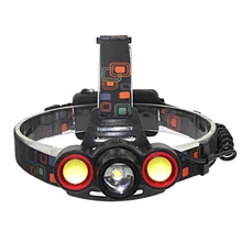 T6+ 2 X лампа XPE Beads трехламповый налобный фонарь гарнитура авиационная головка блики Шахтерская лампа для верховой езды машинное оборудование Zoom налобный фонарь