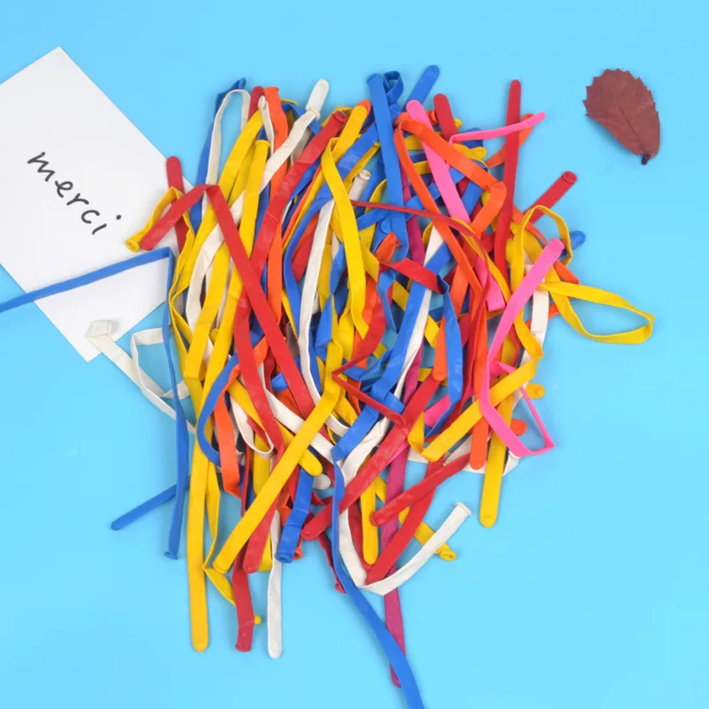 

100PCS/set Latex Long Balloons Spiral Balloons Magic Air Ballooon Ballon For Modeling Birthday Wedding Party Decoration