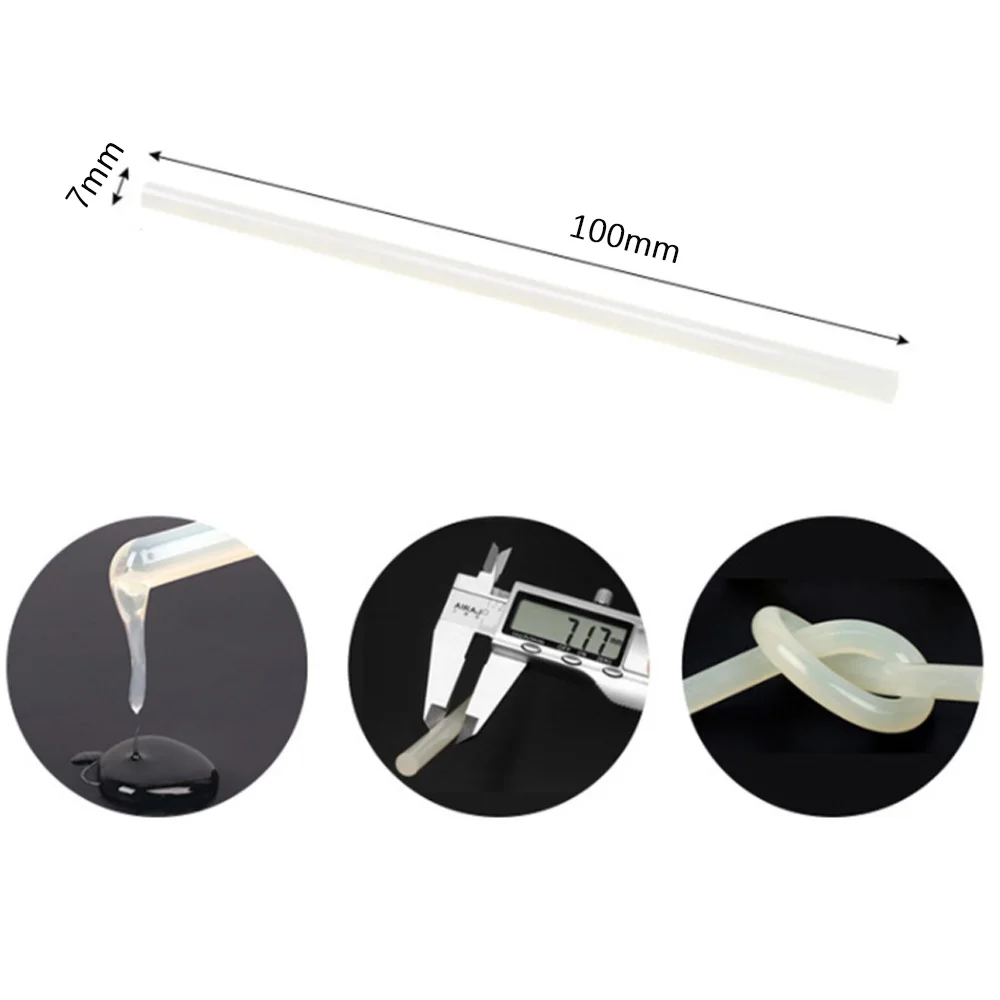 핫멜트 글루건, 접착제 스틱, 미니 건, 열 전기 온도 도구, 가정용 DIY 도구, 7mm * 100mm, 20W