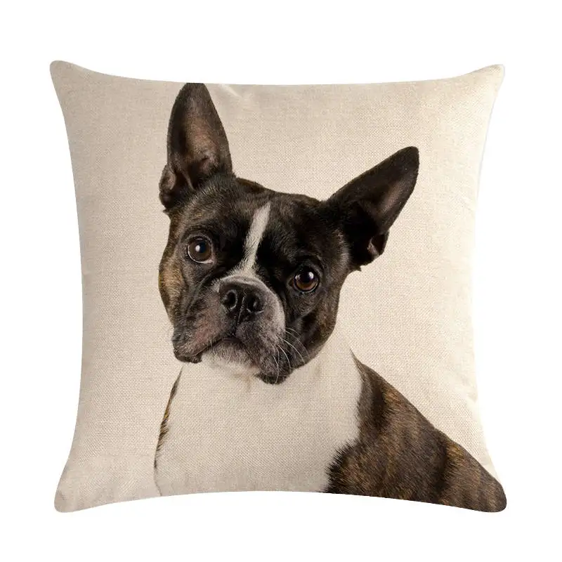 Лидер продаж декоративная подушка для мопса собаки кота дома чехол подушки из