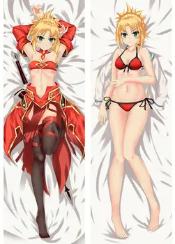 

Anime Pillow Case Fate/Grand Order Fate/Apocrypha Mordred Dakimakura Cushion Pillow Cover Otaku Bedding Hugging Body Pillowcase