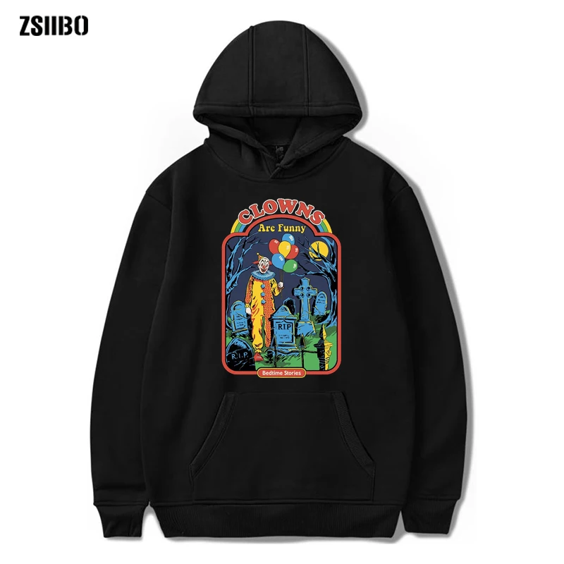 New Men Satan hoodies Demon Death Scary Evil Hip Hop Satanism Grim Reaper Evil Sweatshirt Psychedelic horror hoodie Male/female - Цвет: black7