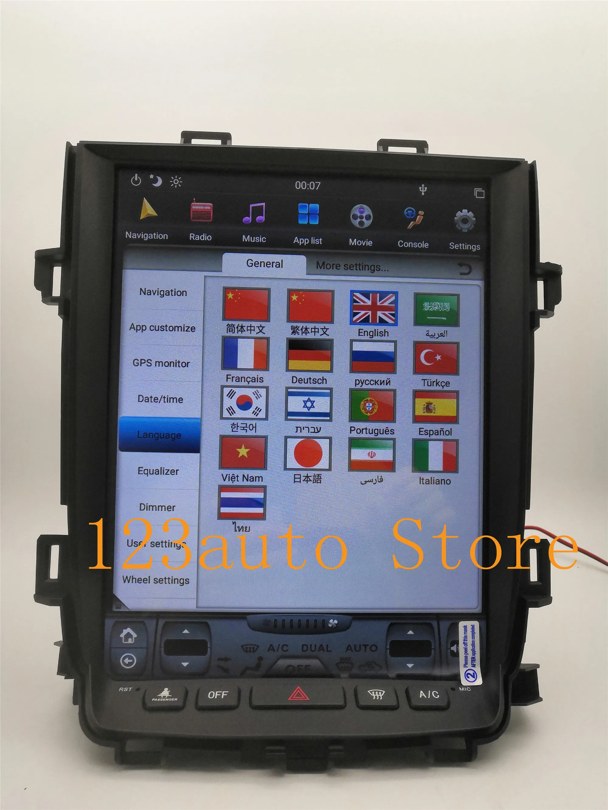 12,1 ''вертикальный Tesla стиль Android 8,1 автомобильный DVD gps навигационный плеер Радио для Toyota alphard Vellfire 20 серии 2007- JBL