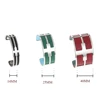 Yoiumit Fashion Cross Cuff Bracelets&Bangles For Women Stainless Steel Interchangeable Reversible Leather Band Jewelry  Bracelet 2