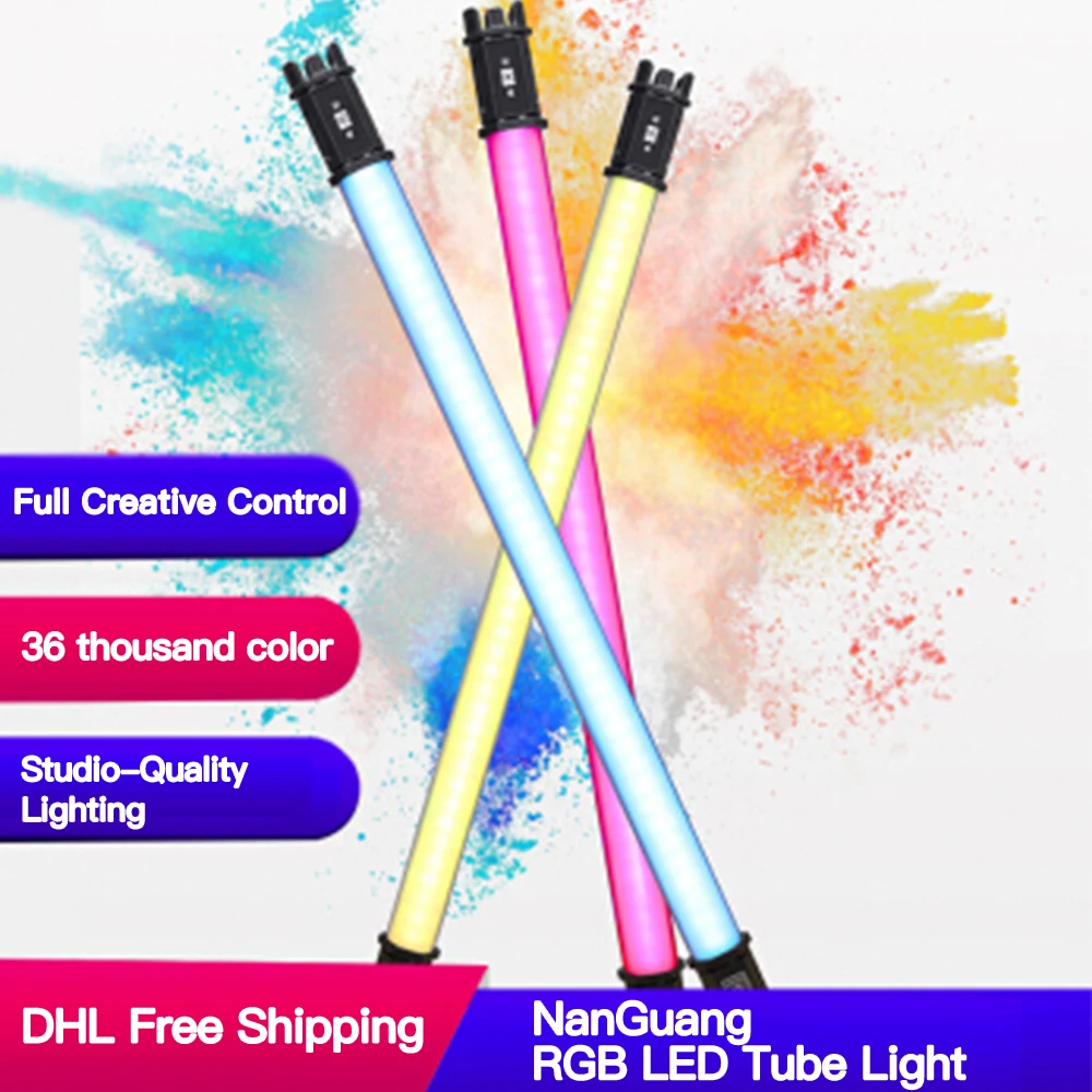 

NANLITE NanGuang RGB LED Tube Light stick light Colourful Special effects film photography for Video PK Aputure Falcon eyes