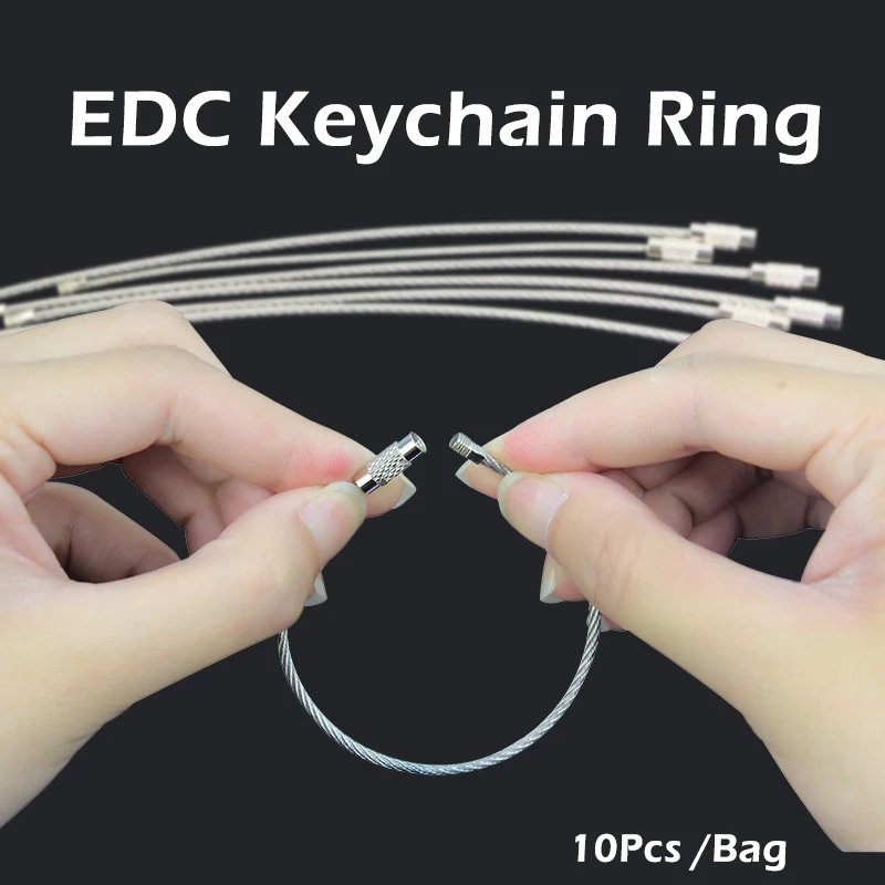 Details about   EDC Stainless Steel Carabiner Key Chain Clip Hook Buckle Keychain-Outdoor Hiking 
