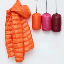 Новинка, повседневный ультра-светильник, пуховик на белом утином пуху, женское осенне-зимнее теплое пальто, женские куртки размера плюс 6XL, Женская парка с капюшоном