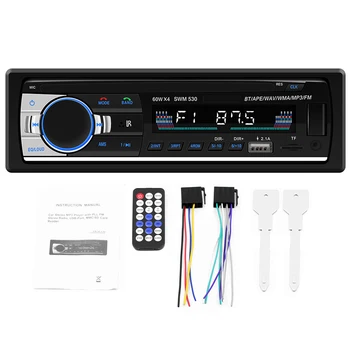 

Radio Car Autoradio 1 Din Bluetooth MP3 Player Auto Audio Stereo Support AUX Dual USB Phone Charge TF Card RCA Remote Control