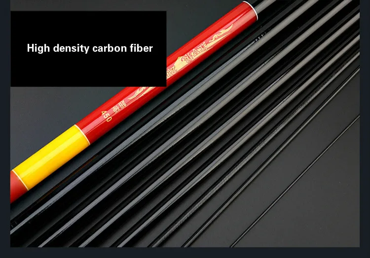 Telescopic Fishing Rod FRP Super Hard Ultra Light Carp Feerder Fishing Poles Stream Fishing Canne Hooks 2.7/3.6/4.5/5.4/6.3/7.2m